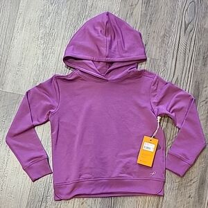 Freely Delilah Purple Hooded Sweatshirt Size Medium
